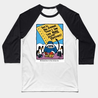 Antarctic Birwatcher Baseball T-Shirt